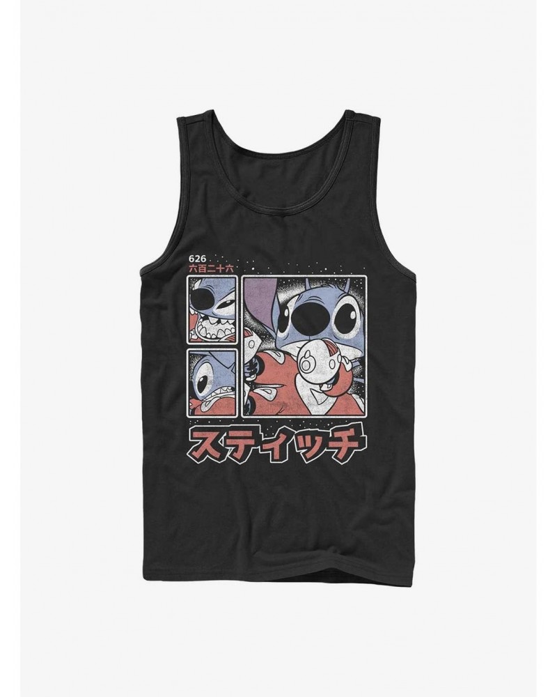 Disney Lilo & Stitch Japanese Text Tank $8.96 Tanks