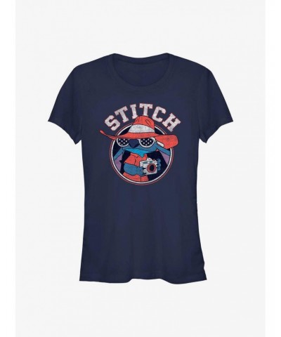 Disney Lilo & Stitch Tourist Stitch Girls T-Shirt $7.77 T-Shirts