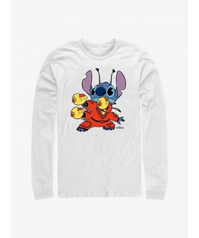 Disney Lilo & Stitch Stick 'Em Up Long-Sleeve T-Shirt $9.21 T-Shirts