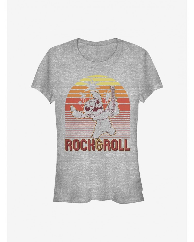 Disney Lilo & Stitch Rock And Roll Stitch Girls T-Shirt $5.98 T-Shirts