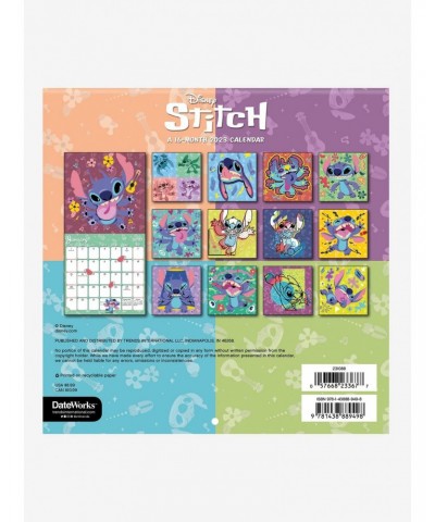 Disney Lilo & Stitch 16 Month 2023 Mini Calendar $2.77 Calendars