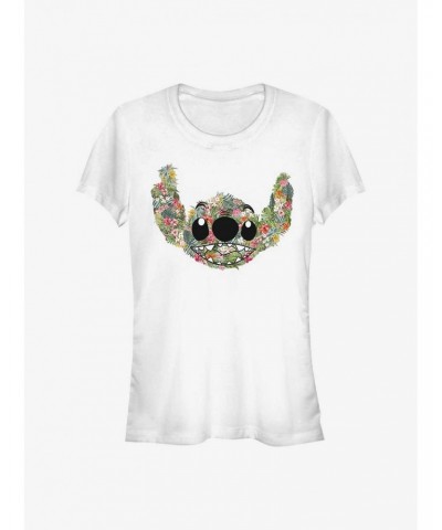 Disney Lilo & Stitch Floral Girls T-Shirt $6.57 T-Shirts