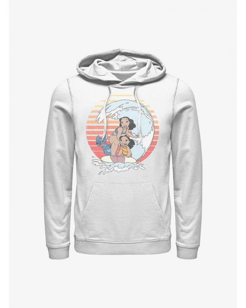 Disney Lilo & Stitch Family Surfing Hoodie $15.09 Hoodies