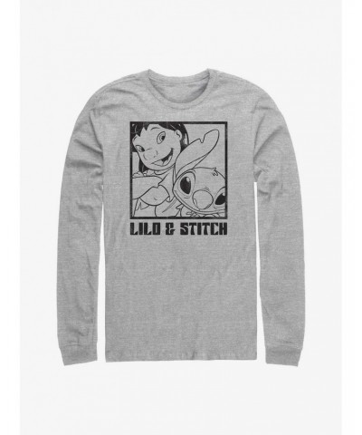 Disney Lilo & Stitch Photo Shot Snap Long-Sleeve T-Shirt $10.53 T-Shirts