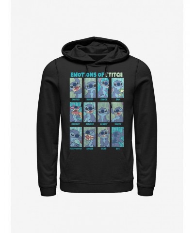 Disney Lilo & Stitch Stitch Emotions Hoodie $17.24 Hoodies