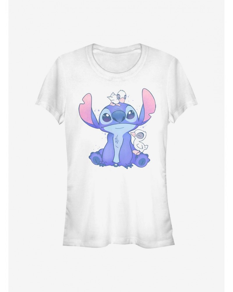 Disney Lilo & Stitch Cute Ducks Girls T-Shirt $7.97 T-Shirts