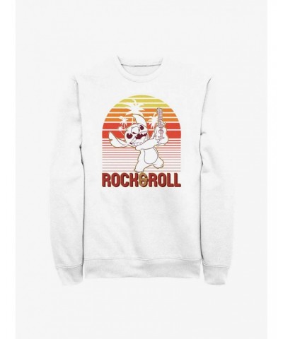 Disney Lilo & Stitch Rock And Roll Stitch Sweatshirt $13.87 Sweatshirts