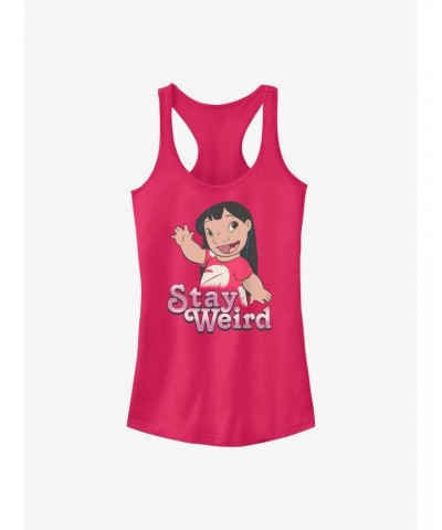 Disney Lilo & Stitch Stay Weird Lilo Girls Tank $7.97 Tanks