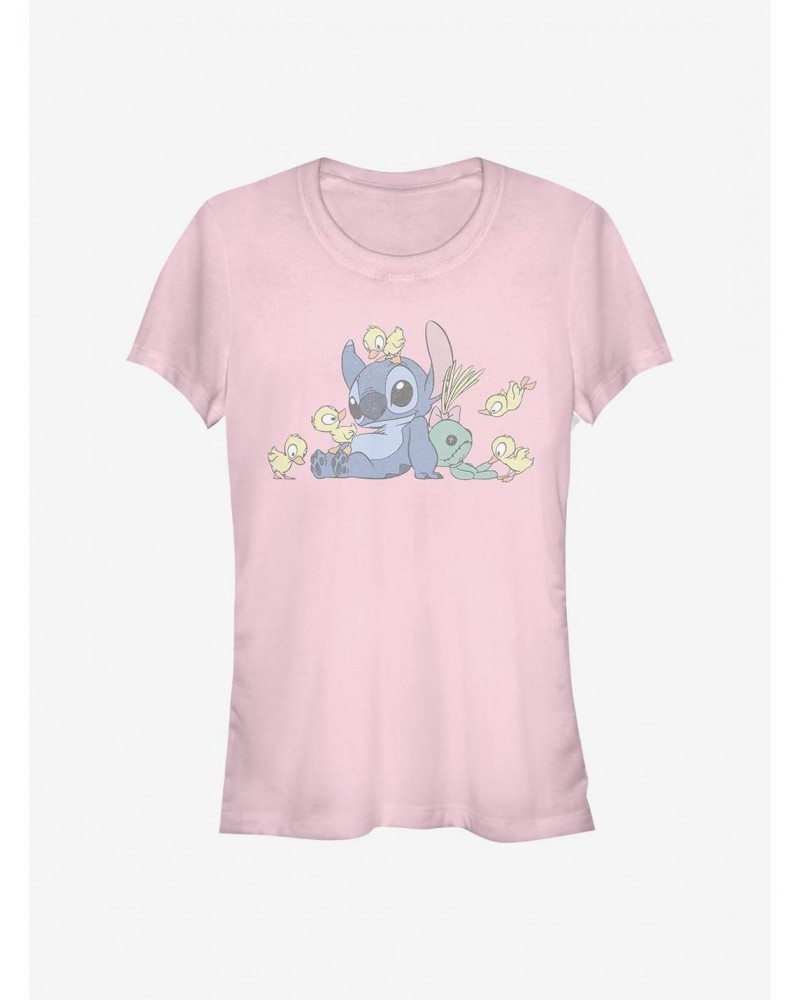 Disney Lilo & Stitch Ducky Kind Girls T-Shirt $8.37 T-Shirts