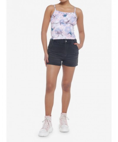 Disney Lilo & Stitch Floral Angel & Stitch Girls Cami $9.47 Cami