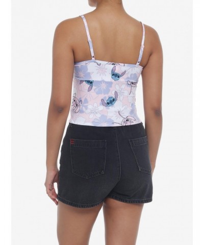 Disney Lilo & Stitch Floral Angel & Stitch Girls Cami $9.47 Cami