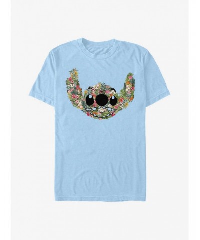 Disney Lilo & Stitch Floral T-Shirt $7.84 T-Shirts