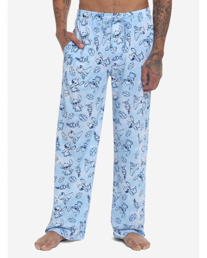 Disney Lilo & Stitch Sketch Pajama Pants $7.17 Pants