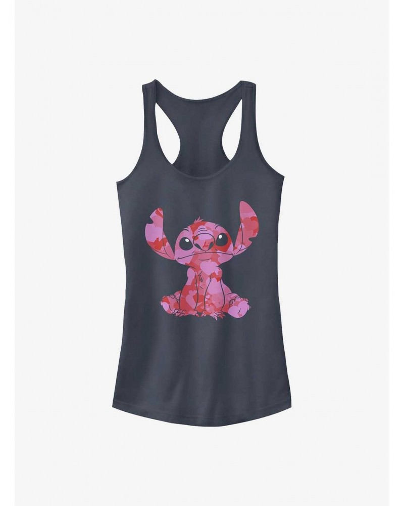 Disney Lilo & Stitch Heart Fill Girls Tank $7.17 Tanks