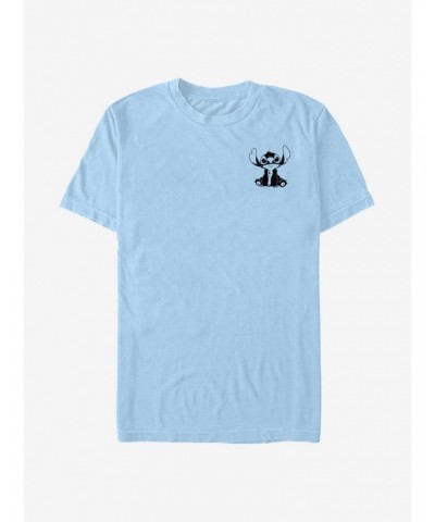 Disney Lilo & Stitch Vintage Lined Stitch T-Shirt $9.56 T-Shirts