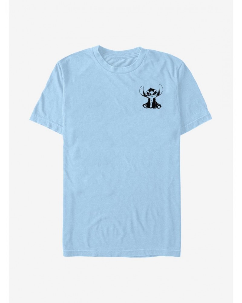 Disney Lilo & Stitch Vintage Lined Stitch T-Shirt $9.56 T-Shirts