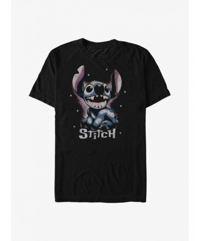 Disney Lilo & Stitch Distressed Stitch T-Shirt $7.84 T-Shirts