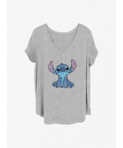 Disney Lilo & Stitch Simply Stitch Girls T-Shirt Plus Size $8.79 T-Shirts