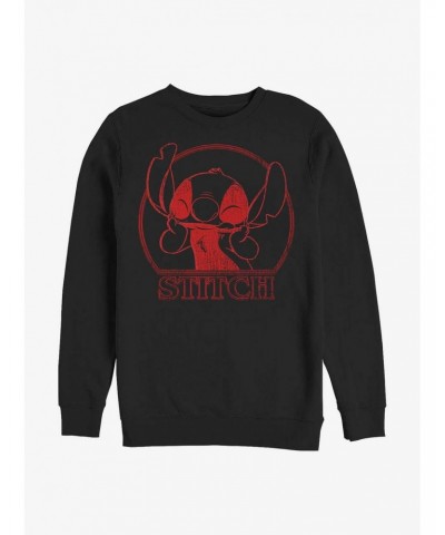 Disney Lilo & Stitch Stranger Stitch Crew Sweatshirt $12.40 Sweatshirts