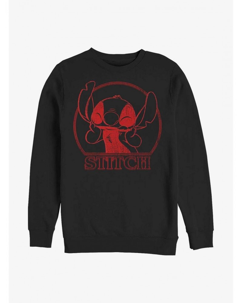 Disney Lilo & Stitch Stranger Stitch Crew Sweatshirt $12.40 Sweatshirts