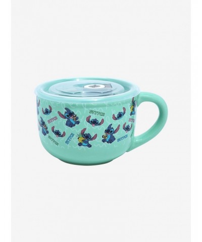 Disney Lilo & Stitch Soup Mug With Lid $5.48 Tumblers