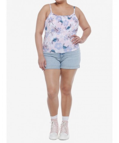 Disney Lilo & Stitch Floral Angel & Stitch Girls Cami Plus Size $11.05 Cami