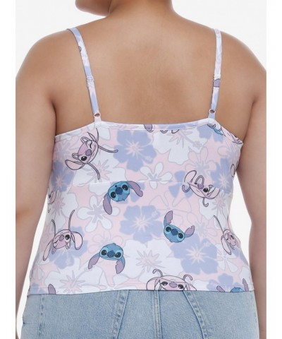 Disney Lilo & Stitch Floral Angel & Stitch Girls Cami Plus Size $11.05 Cami