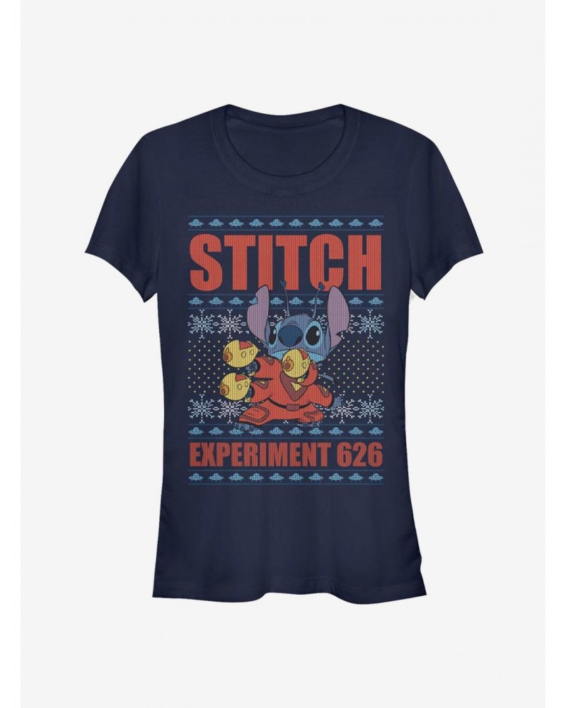 Disney Lilo & Stitch Holiday Experiment 626 Girls T-Shirt $7.77 T-Shirts