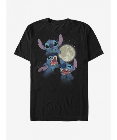 Disney Lilo & Stitch Three Stitch Moon T-Shirt $9.37 T-Shirts