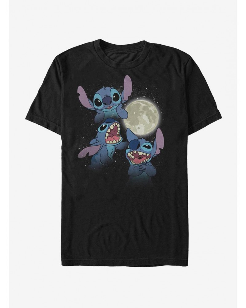 Disney Lilo & Stitch Three Stitch Moon T-Shirt $9.37 T-Shirts