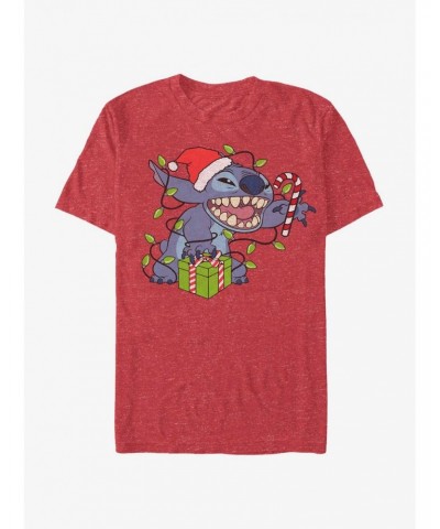 Disney Lilo & Stitch Merry Stitchmas T-Shirt $5.93 T-Shirts