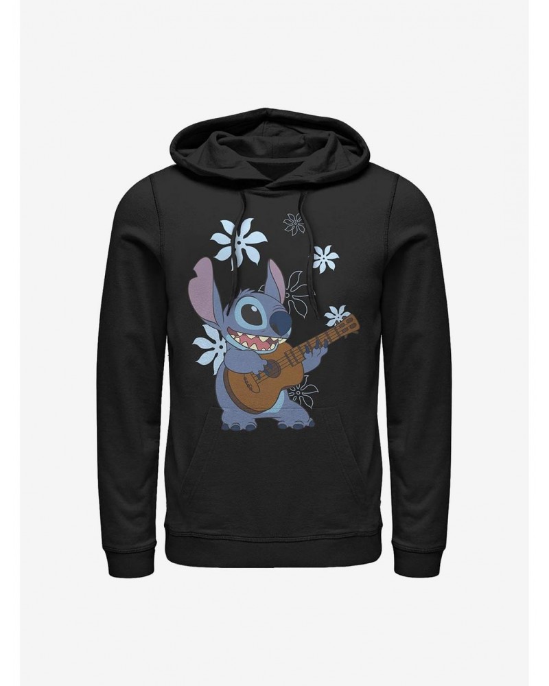 Disney Lilo & Stitch Stitch Flowers Hoodie $17.96 Hoodies