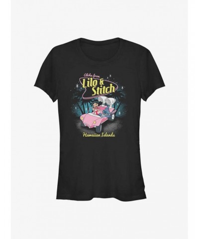 Dsny Lilo Stch 50S Stitch Girls T-Shirt $7.57 T-Shirts