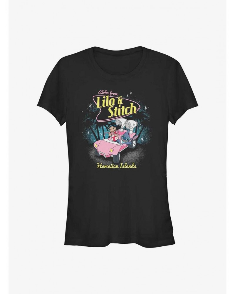 Dsny Lilo Stch 50S Stitch Girls T-Shirt $7.57 T-Shirts