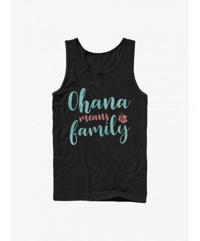 Disney Lilo & Stitch Ohana Script Tank $6.57 Tanks