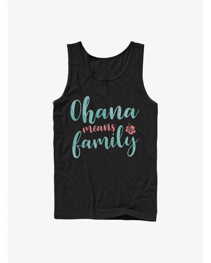 Disney Lilo & Stitch Ohana Script Tank $6.57 Tanks