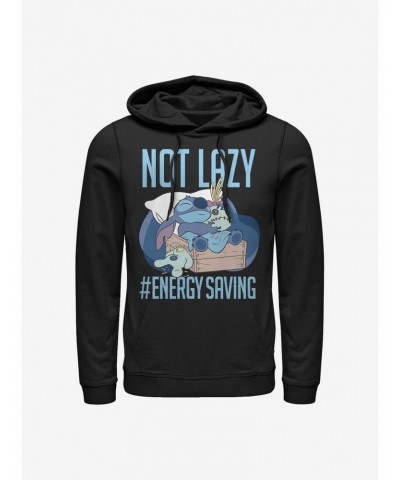 Disney Lilo & Stitch Lazy Energy Hoodie $17.24 Hoodies