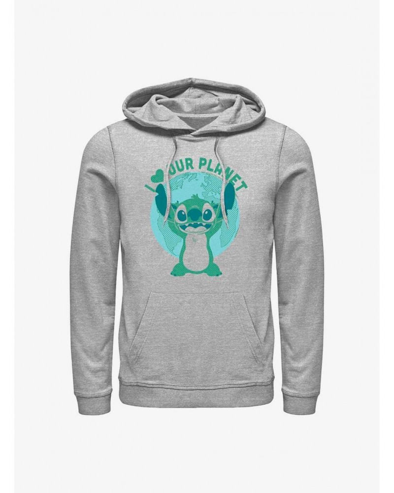 Disney Lilo & Stitch Love Our Planet Hoodie $16.16 Hoodies