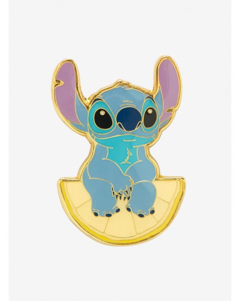 Loungefly Disney Lilo & Stitch Lemon Enamel Pin $3.80 Pins