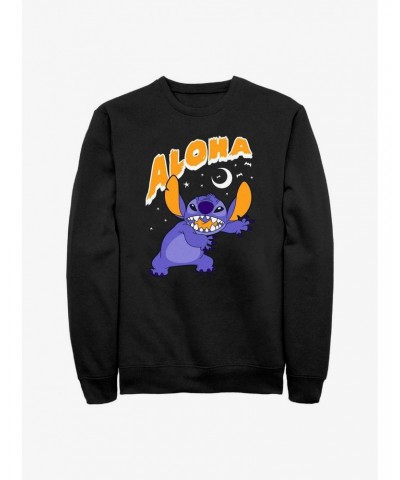 Disney Lilo & Stitch Spooky Aloha Sweatshirt $12.40 Sweatshirts