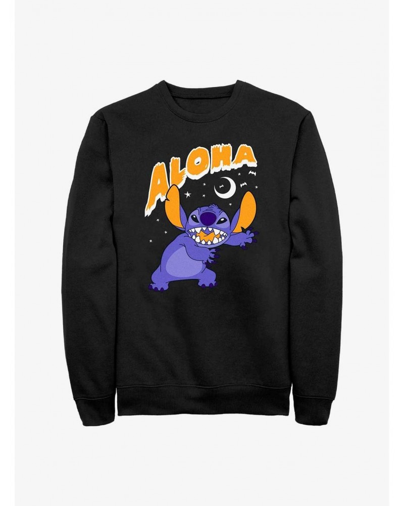 Disney Lilo & Stitch Spooky Aloha Sweatshirt $12.40 Sweatshirts