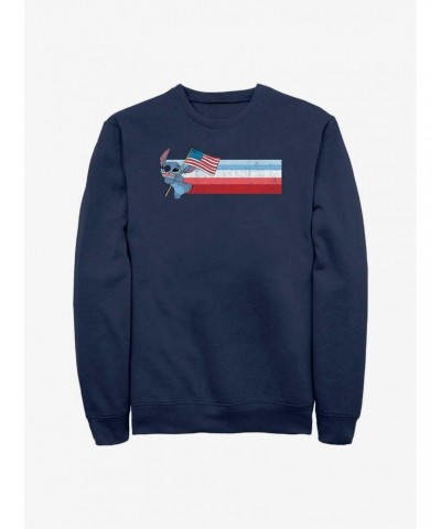 Disney Lilo & Stitch Patriotic Stitch Sweatshirt $14.17 Sweatshirts