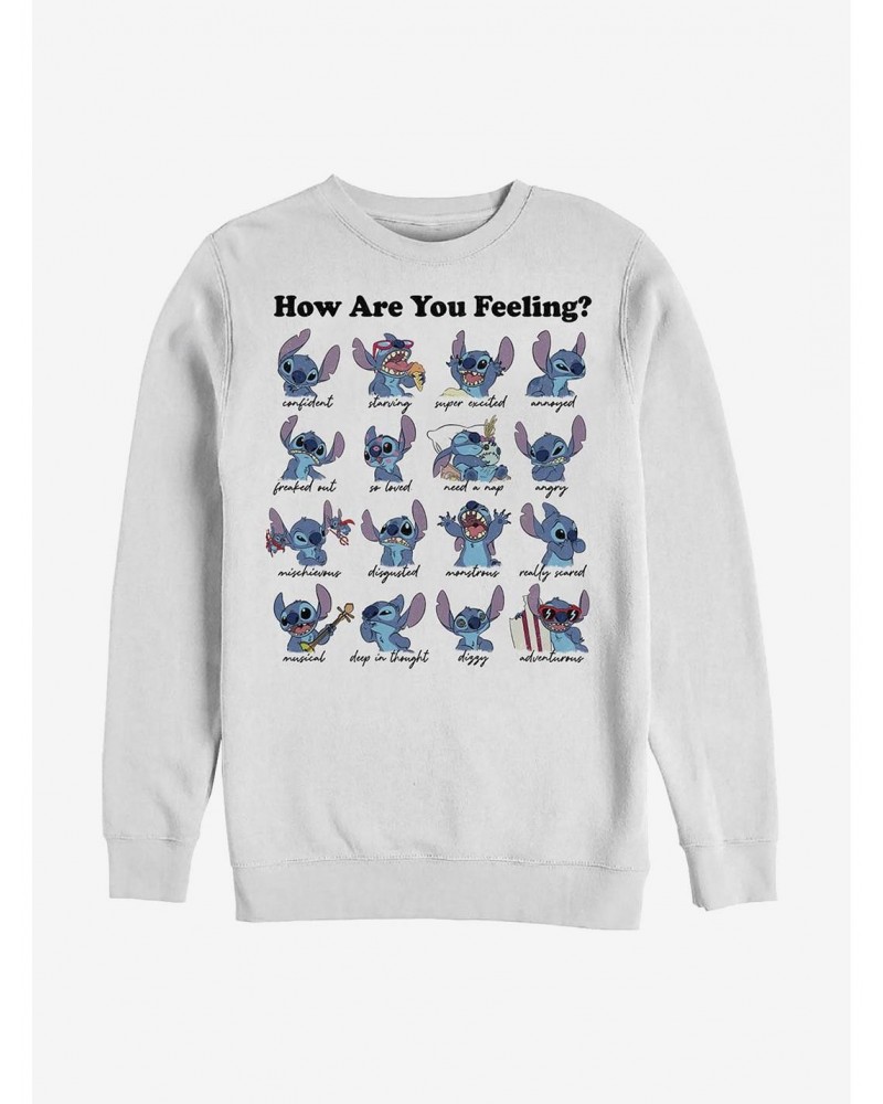 Disney Lilo & Stitch Moods Crew Sweatshirt $9.45 Sweatshirts