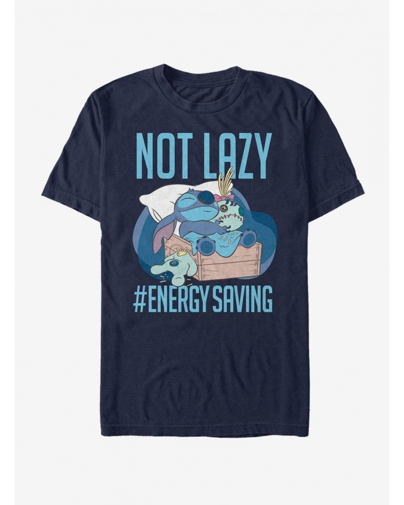 Disney Lilo & Stitch Lazy Energy T-Shirt $6.69 T-Shirts