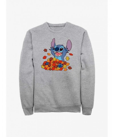 Disney Lilo & Stitch Leaf Pile Sweatshirt $9.74 Sweatshirts