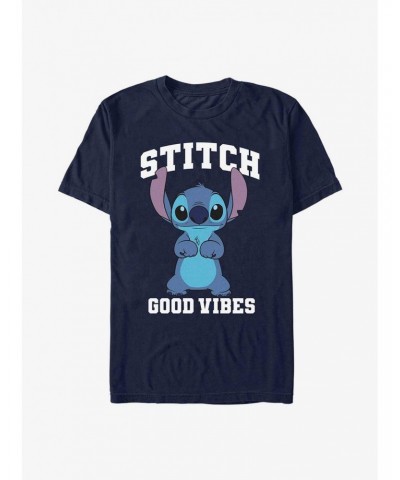 Dsny Lilo Stch Stitch Good Vibes T-Shirt $8.22 T-Shirts