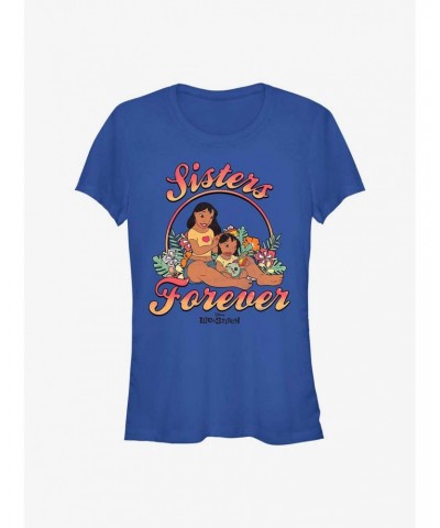 Disney Lilo & Stitch Sisters Forever Girls T-Shirt $7.97 T-Shirts