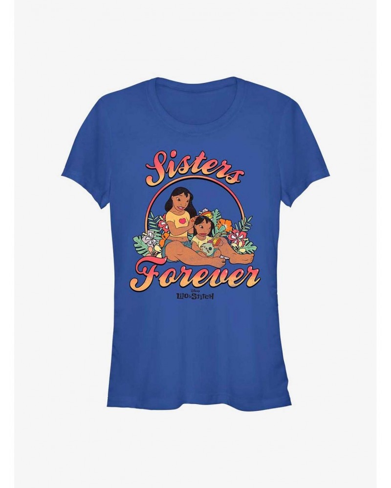 Disney Lilo & Stitch Sisters Forever Girls T-Shirt $7.97 T-Shirts