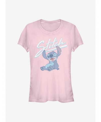 Disney Lilo & Stitch Wink Girls T-Shirt $8.96 T-Shirts