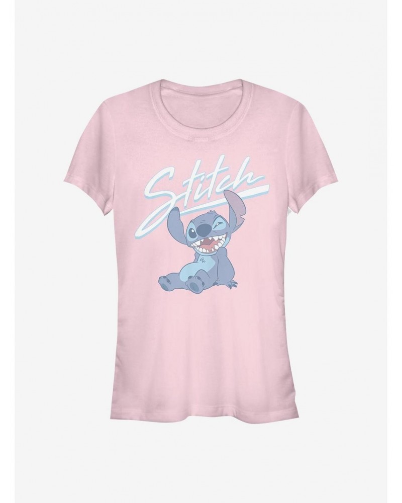 Disney Lilo & Stitch Wink Girls T-Shirt $8.96 T-Shirts